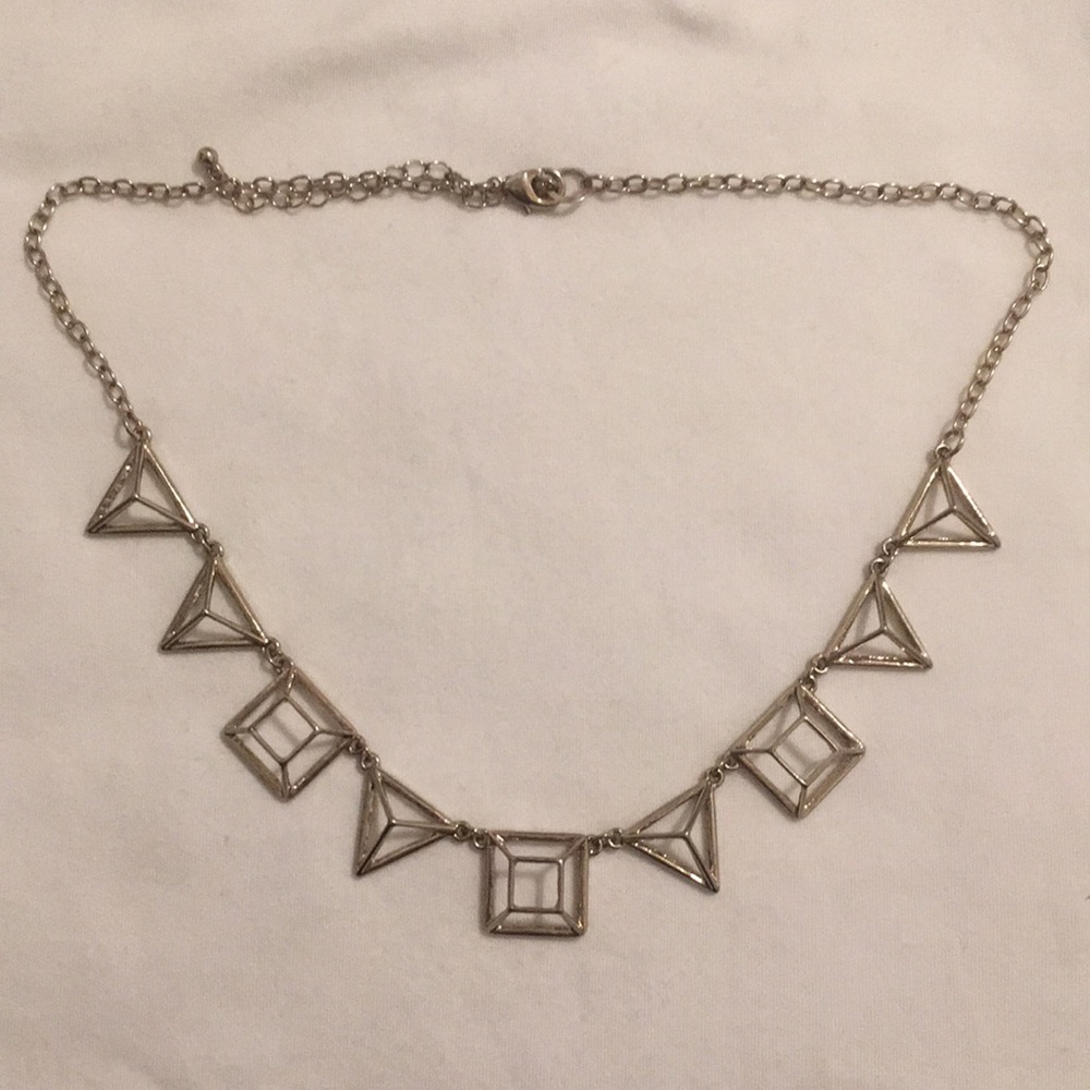 silver necklace